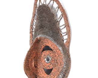 Lot 430 Avian Shaped Yam Mask, PNG