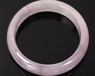 Lot 110 Gorgeous Natural Purple Jade Style Bracelet