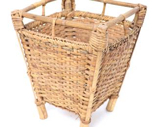 Lot 439 Lovely Bamboo Rattan Woven Basket