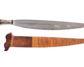 Lot 29 Philippines Barong Sword w Scabbard