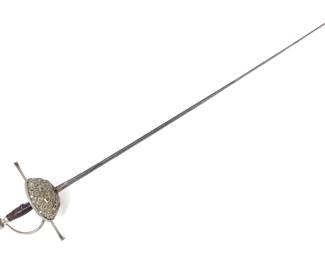 Lot 4 Cup Hilt Rapier, 17th C. Style