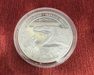 REP OF CONGO EXTINCT PREDATORS VARANUS PRISCUS 1 OZ