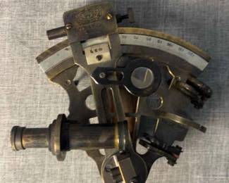 Antique Nautical Sextant