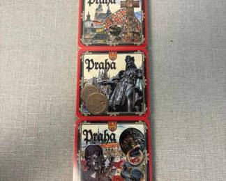 Praha Prague Beer Coasters 