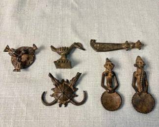 Akan Ashanti Goldweights Made Of Brass