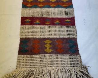 Southwestern Wool Woven Rug 