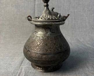 Northern India Kashmir Mughal Copper Kettle Pot 