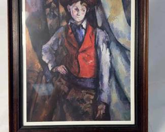 Paul Cezanne 1839  1906 Boy In A Red Waistcoat Oil On Canvas  Print