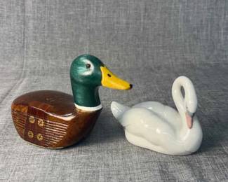 Vintage Wood Duck Lladro Swan