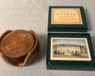 2 Vintage Coaster Sets