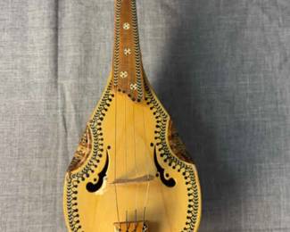 Antique Khushtar, A Bowed Lute From The Uyghur Region Of Western China
