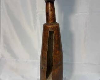 African Yaka Slit Drum Or Mukoku From The Democratic Republic Of Congo