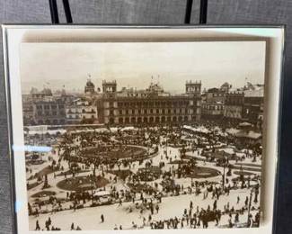 Historical Photograph Of The Zocalo In Mexico City Historical Photo Titled Vendedoras De Flores