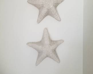 Starfish wall sculptures