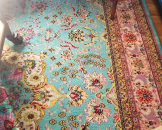 Paisley rug detail; approx. 9' x 12'