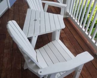 PolyWood conversation set - one-piece