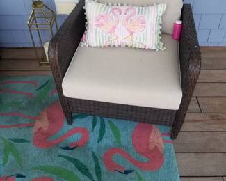 Woven all-weather wicker patio furniture