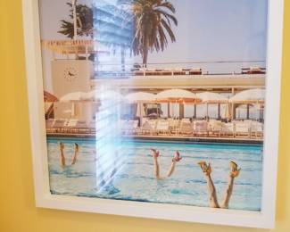 Retro poolside fun