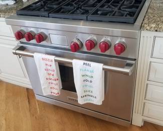 Wolf 6-burner gas range