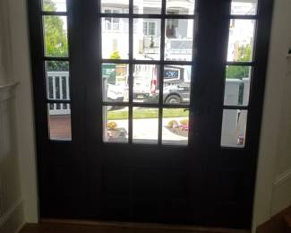 Magnificent entry door with two side lights