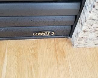 Gas fireplace with remote by Lennox
