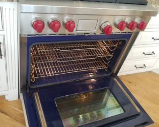 Wolf 6-burner gas range