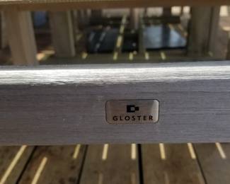 Teak patio dining sets by Gloster seats 8