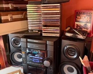 Sound System, CDs, Audio Tapes