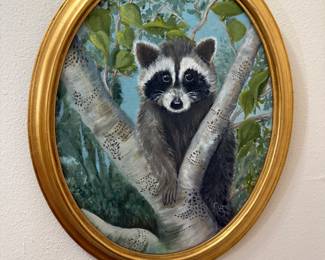 Raccoon Painting