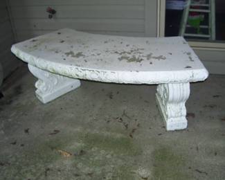 CEMENT BENCH