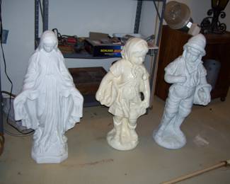 CEMENT OUTDOOR GARDEN STATUES