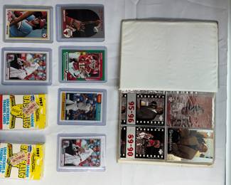 COLLECTION OF MICHAEL JORDAN, SHOHEI OHTANI, PATRICK MAHOMES, PETE ROSE AND MORE SPORTS CARDS. 