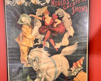 MLL’E ELENA, Ringling Bros. FRAMED CIRCUS  poster