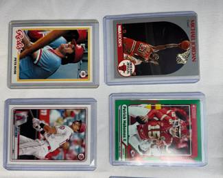 COLLECTION OF MICHAEL JORDAN, SHOHEI OHTANI, PATRICK MAHOMES, PETE ROSE AND MORE SPORTS CARDS. 