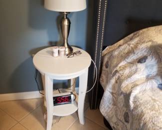 End table & table lamp detail