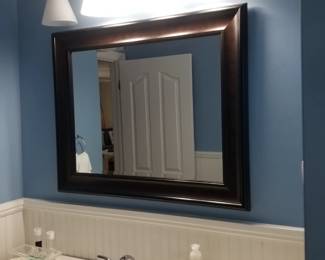Vanity light; vanity mirror