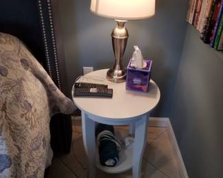 End table & table lamp detail