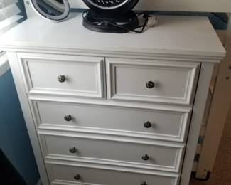 6-drawer tall dresser (two available - one not shown); fan