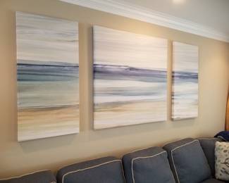 Seascape triptych