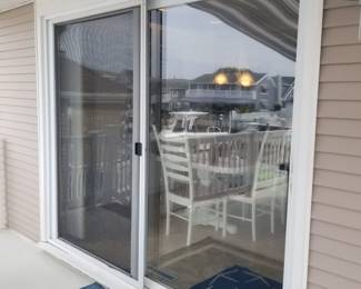 Sliding glass doors