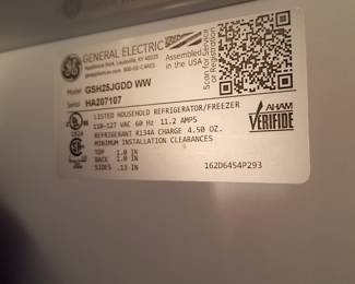 GE refrigerator