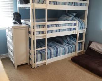 Triple bunk bed! Futon