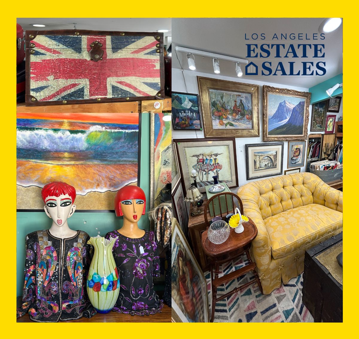Rose City Antiques Final Sale - Vintage Fashion, Art and Garden Decor
