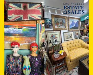 Rose City Antiques Final Sale - Vintage Fashion, Art and Garden Decor