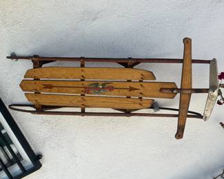 Vintage Snow Sled