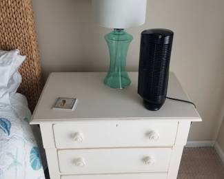Stanley Furniture nightstand - two available. Table lamp - two available