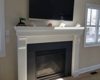 Fireplace mantel & surround