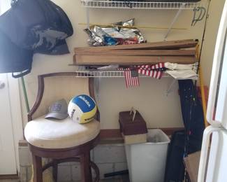 Bar stools; garage goodies