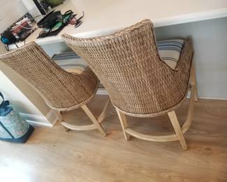 Two bar chairs