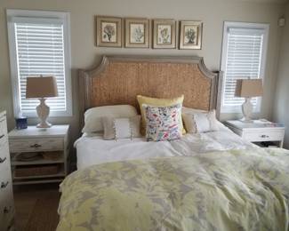 King bedroom suite by Stanley Furniture: king bed; two nightstands and one dresser
